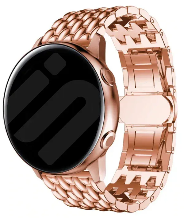 Strap-it Gard Pro Ultra 2+ Armband Stahl für Gard Pro Ultra 2+ - Roségold - Butterfly-Verschluss