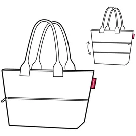 Reisenthel Shopper e1 twist silver