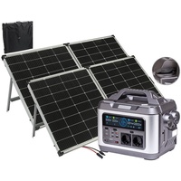 revolt Powerstation & Solar Generator mit 1.120 Wh + 2x 240-Watt-Solarmodul