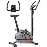 ISE Ergometer Heimtrainer Fahrrad Fitness Bike mit LCD-Monitor, Magnetbremssystem, Hometrainer Fahrrad, Magnetisches Fahrradtrainer, verstellbare Widertandstufen