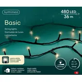 Lumineo Kaemingk Lichterkette LED Basic 480 LED, warmweiß