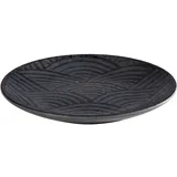 APS DARK WAVE Speiseteller 15 cm schwarz