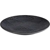 APS DARK WAVE Speiseteller 15 cm schwarz