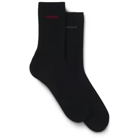hugo underwear RS UNI LOGO Socken 2-Paar Schwarz 35-38