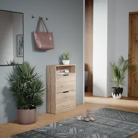 Vicco Luca 59 x 90 x 22 cm 2 Klappfächer braun