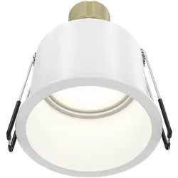 Maytoni Moderne Deckeneinbauleuchte, Strahler, Hochwertige Einbauleuchte Weiß - Rundes Design, GU10, 50W – für Küche, wohnzimmer, Schlafzimmer, Flur