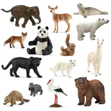 Schleich Spielfigur wilde Tiere der Welt 14-teilig