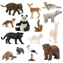 Schleich Spielfigur wilde Tiere der Welt 14-teilig