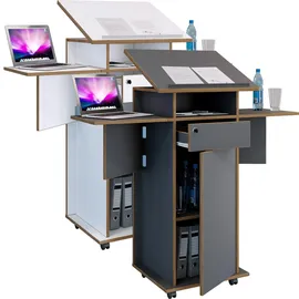 VCM Stehpult Rednerpult Rollen Salia T