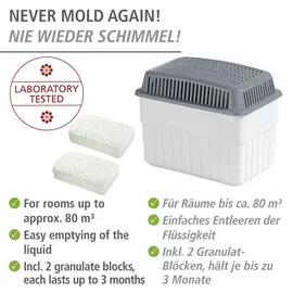 Wenko Feuchtigkeitskiller Raumentfeuchter 2 x 1 kg