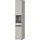 KADIMA DESIGN HAMBURG Hochschrank 33 x 181 x 34 cm Steingrau Kunststoff/Metall