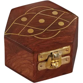 Marrakesch Orient & Mediterran Interior 2er Set Schmuckkästchen aus Holz Dajat Delya