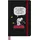Moleskine Peanuts Snoopy Verehrer Notizbuch limitierte Ausgabe, L/A5, liniert, Schwarz