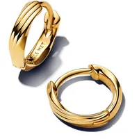 Pandora 263871C00 Damen-Ohrringe Huggies Gedreht Goldfarben