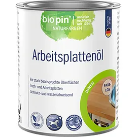 Biopin Arbeitsplatten-Hartöl Transparent 0,75 l