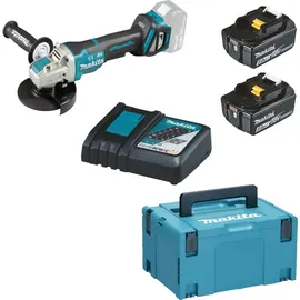 Makita DGA519RTJ inkl. 2 x 5,0 Ah + Makpac