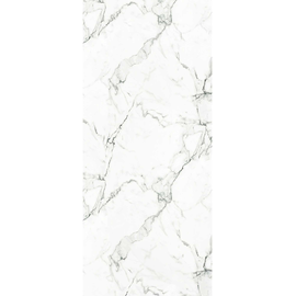 BREUER Duschrückwand Soft-Touch Marmor Schwarz-Weiß Dekor 100x255x0,3 cm