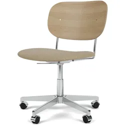 Audo - Co Task Bürostuhl, Eiche natur / beige (Stoff Audo Bouclé 02)