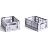 HAY Colour Crate Mini 2er Set Lavender