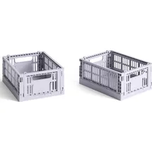 HAY Colour Crate Mini 2er Set Lavender