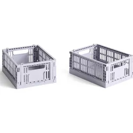 HAY Colour Crate Mini 2er Set Lavender