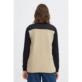 Oxmo Fleeceweste beige S