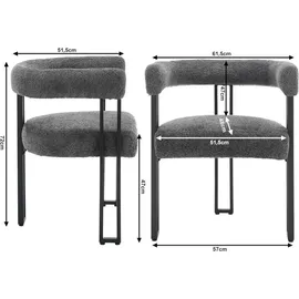 Woltu W0ATT0321-4 Restaurant- - Esszimmer-Stuhl