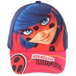 Miraculous – Ladybug Baseball Cap Mädchen Kinder Basecap Kappe Gr. 50 bis 54 blau 50