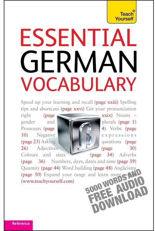 Essential German Vocabulary: Teach Yourself - Lisa Kahlen, Kartoniert (TB)