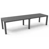 Curver Doppel-Gartentisch 160 x 80 x 75 cm Graphit