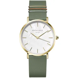 Rosefield WFGG-W85 Damenarmbanduhr West Village Olivgrün/Weiß