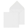 Briefumschläge quadratisch ohne Fenster weiß nassklebend 50 St.