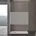 Duschwand Duschabtrennung 50x200cm Walk-in Dusche 10mm Esg-sicherheitsglas Milchglas-Streifen inkl Nanobeschichtung milchig/Transparent