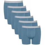 SLOGGI Retro Pants GO ABC 2.0 Short blau S 2er Pack