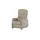 Hukla Relaxsessel Tobias Leder 75 x 102 x 88 cm Grau mit Relax-Funktion