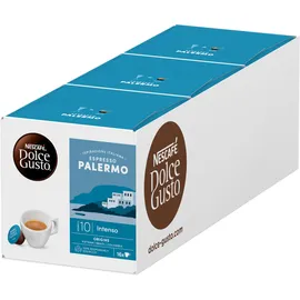 Nescafé DOLCE GUSTO Espresso Palermo Kaffeekapseln 3er Pack (3 x 16 Portionen)