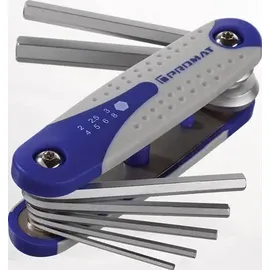 BÖHLER Schraubendrehersatz 7-tlg.Handklapphalter SW 2-8mm