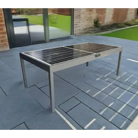 Jet-Line Gartentisch 218 x 110 x 78 cm Schwarz