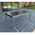 Jet-Line Gartentisch 218 x 110 x 78 cm Schwarz