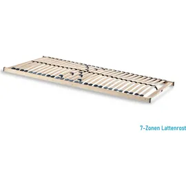 Halmon Schlafkomfort Betten Polsterbett Milano Weiß 100 x 200 x 32 cm Stauraum Mit hochwertiger Matratze H3 (bis 120 kg) und Lattenrost
