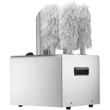 Vevor Gläserpoliermaschine Weinglas-Poliermaschine mit 5 Polierköpfen, 330 Tassen/h, elektrischer kommerzieller Glaspolierer für Sektgläser, Bierkrüge, Becher, perfekt für Bar, Restaurant