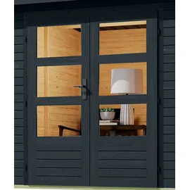 Karibu Gartenhaus Jupiter C Set 453x235 cm (anthrazit),