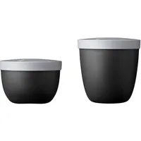 Mepal Snackpot Duo Pack Ellipse schwarz 0,35 l