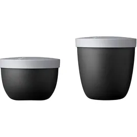 Mepal Snackpot Duo Pack Ellipse schwarz 0,35 l