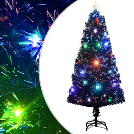 vidaXL Vorbeleuchteter Weihnachtsbaum grün 120 cm
