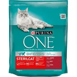 Kroketten Katze Steril Purina One Katze Trockenfutter für Katzen Rind 800 G
