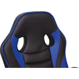 Mendler HWC-F59 Gaming-Stuhl schwarz/blau