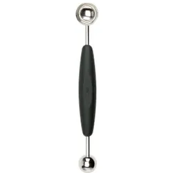 OXO Melonenausstecher, doppelseitig, Formt perfekte Halbkugeln für Salate oder Desserts, 1 Stück