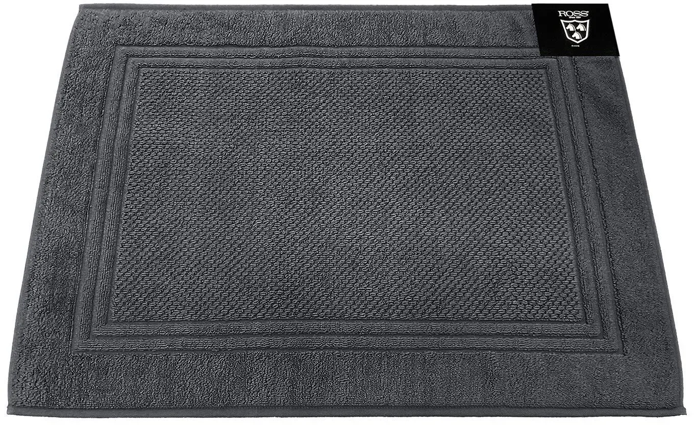Ross Uni Duschvorleger 50x70 cm | anthrazit - grau