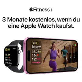 Apple Watch Ultra 2 GPS + Cellular 49 mm Titangehäuse natur, Milanaise Armband natur M